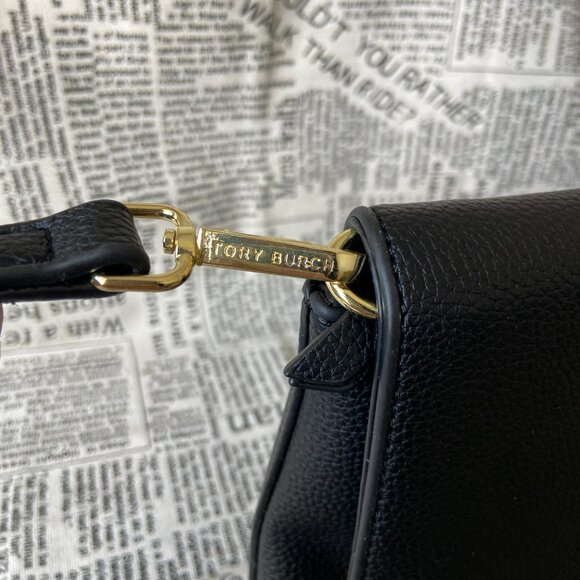 Tory Burch McGraw Women's Black Crossbody Bag - Picture 7 of 8